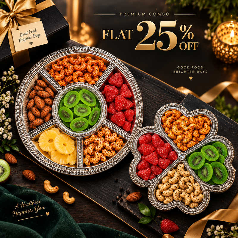 Luxury Dry Fruit & Roasted Nuts Gift Combos
