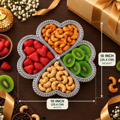 Premium Dry Fruit & Roasted nuts Gift Hamper – 4 Variety Small Combo Platter