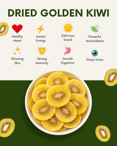 Dried Golden Kiwi Slices | Healthy Dry Fruit Snack India