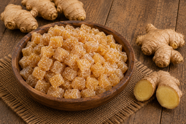 Dried Sweet Ginger | Healthy Ginger Snack India
