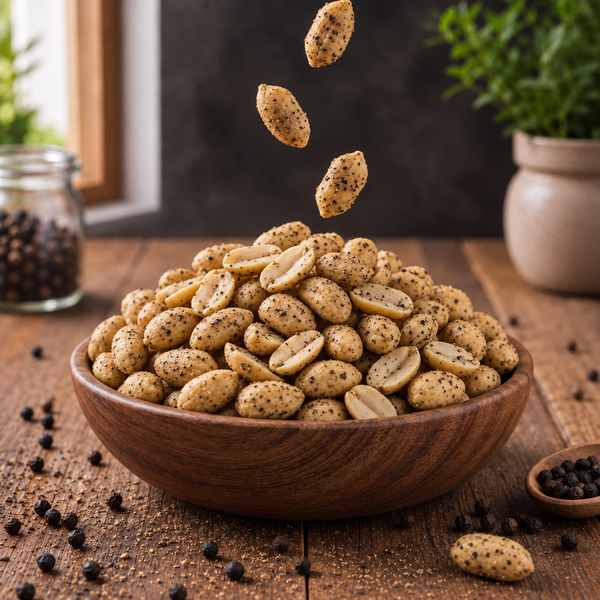 Dry Roasted Pepper Peanuts