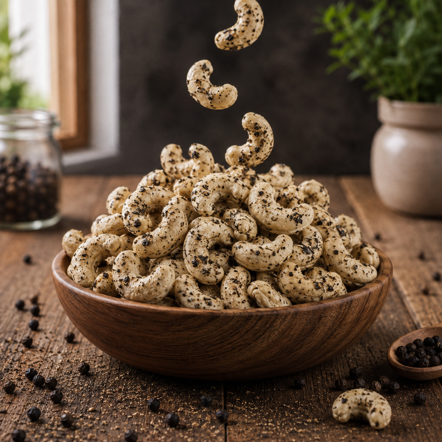 Dry Roasted Pepper Cashews